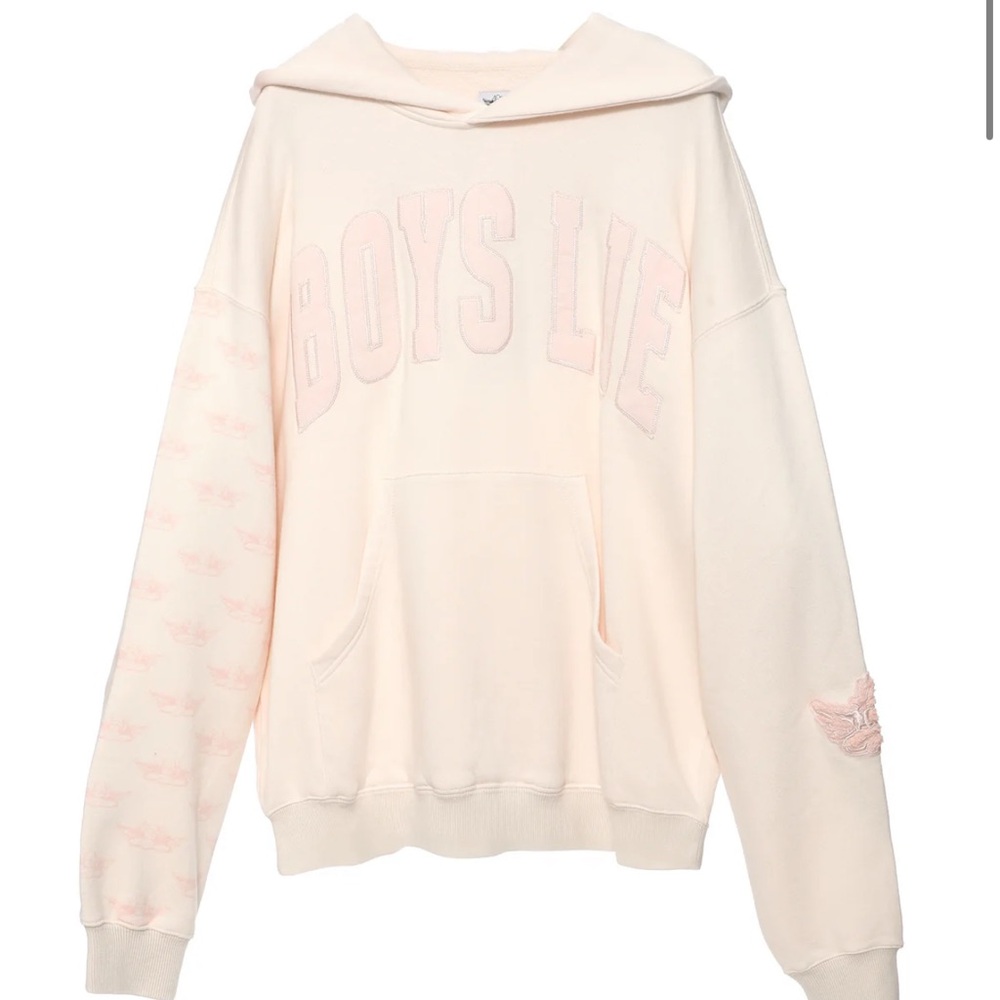 Boys Lie Polar Pink Racer Hoodie M/L